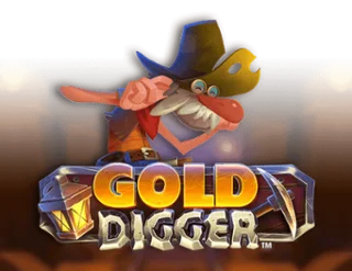 gold digger slot logo